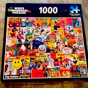 White Mountain 1000 piece puzzle ‘Pop Culture’